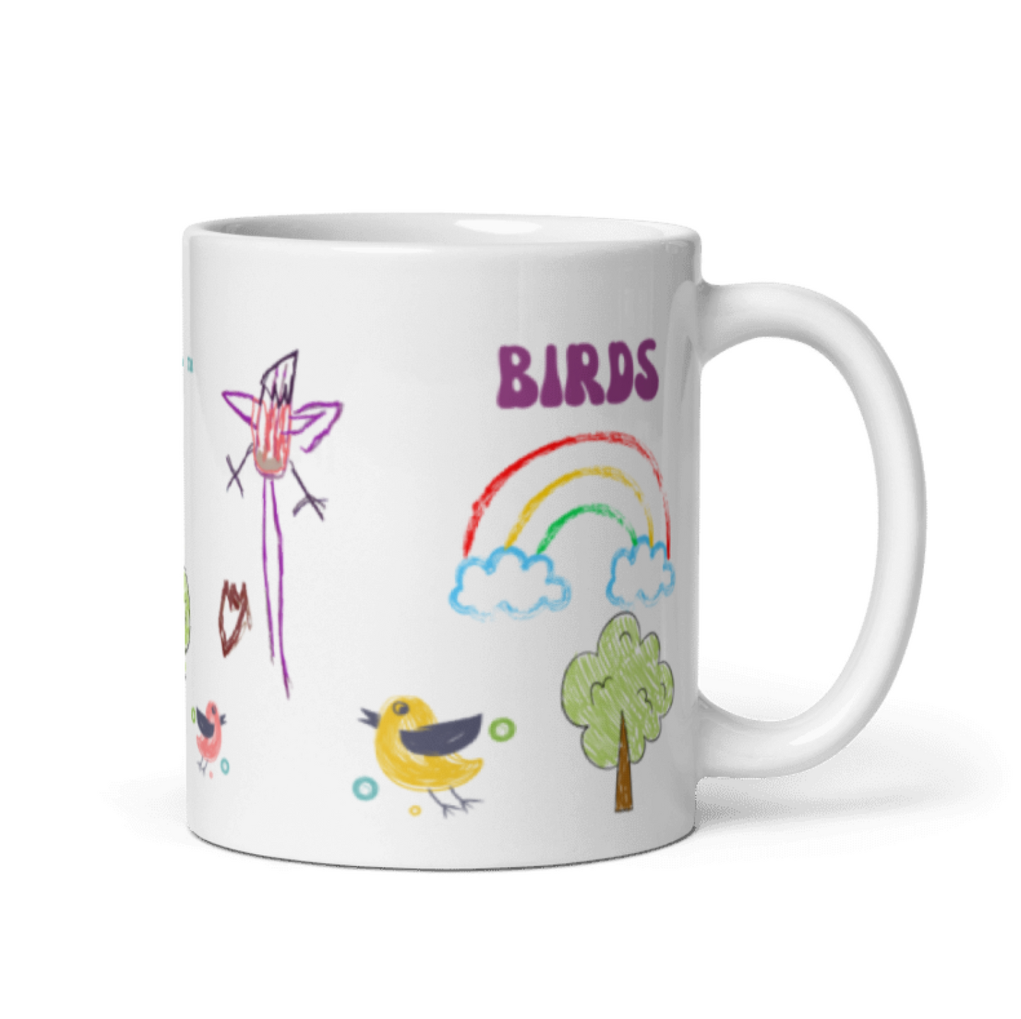 Simple Pleasures Coffee Mug Celebrating Children's Art