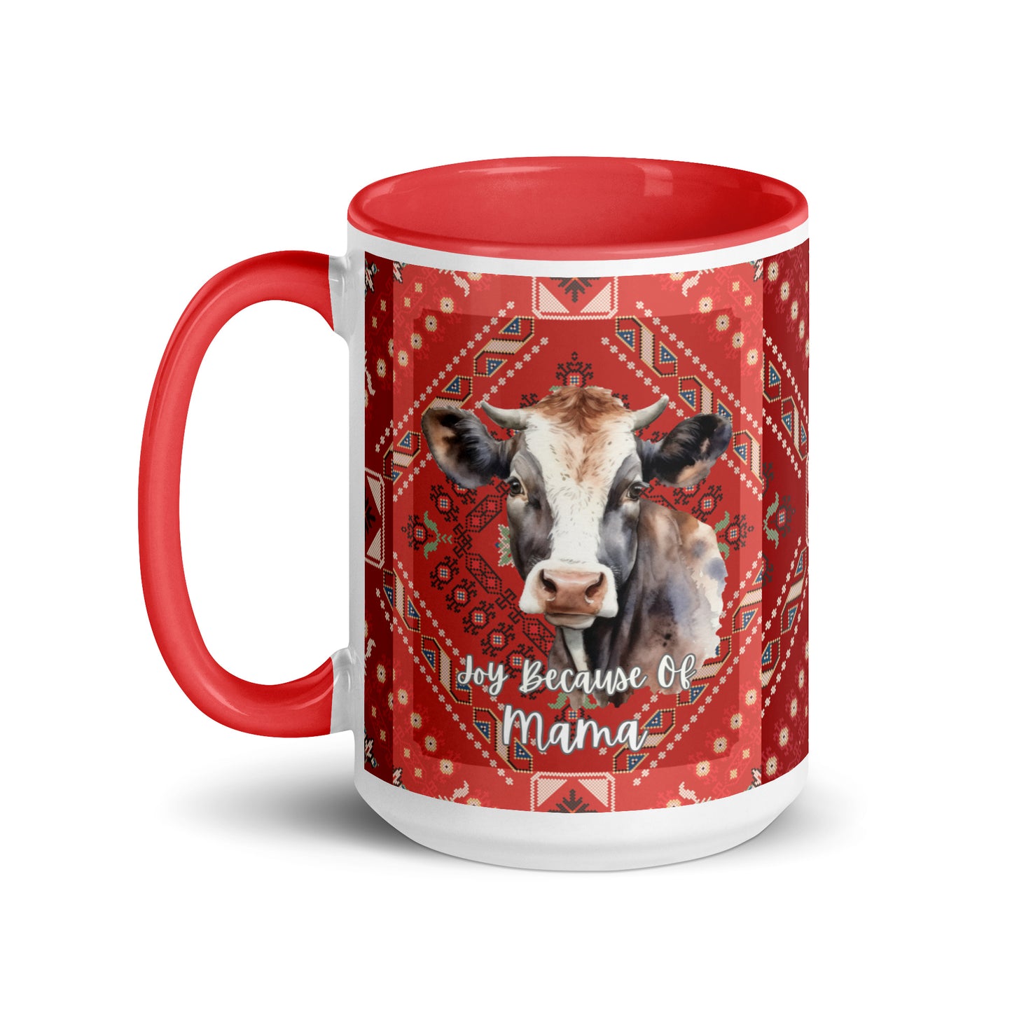 Farmhouse Black and White Mama Cow Coffee Mug