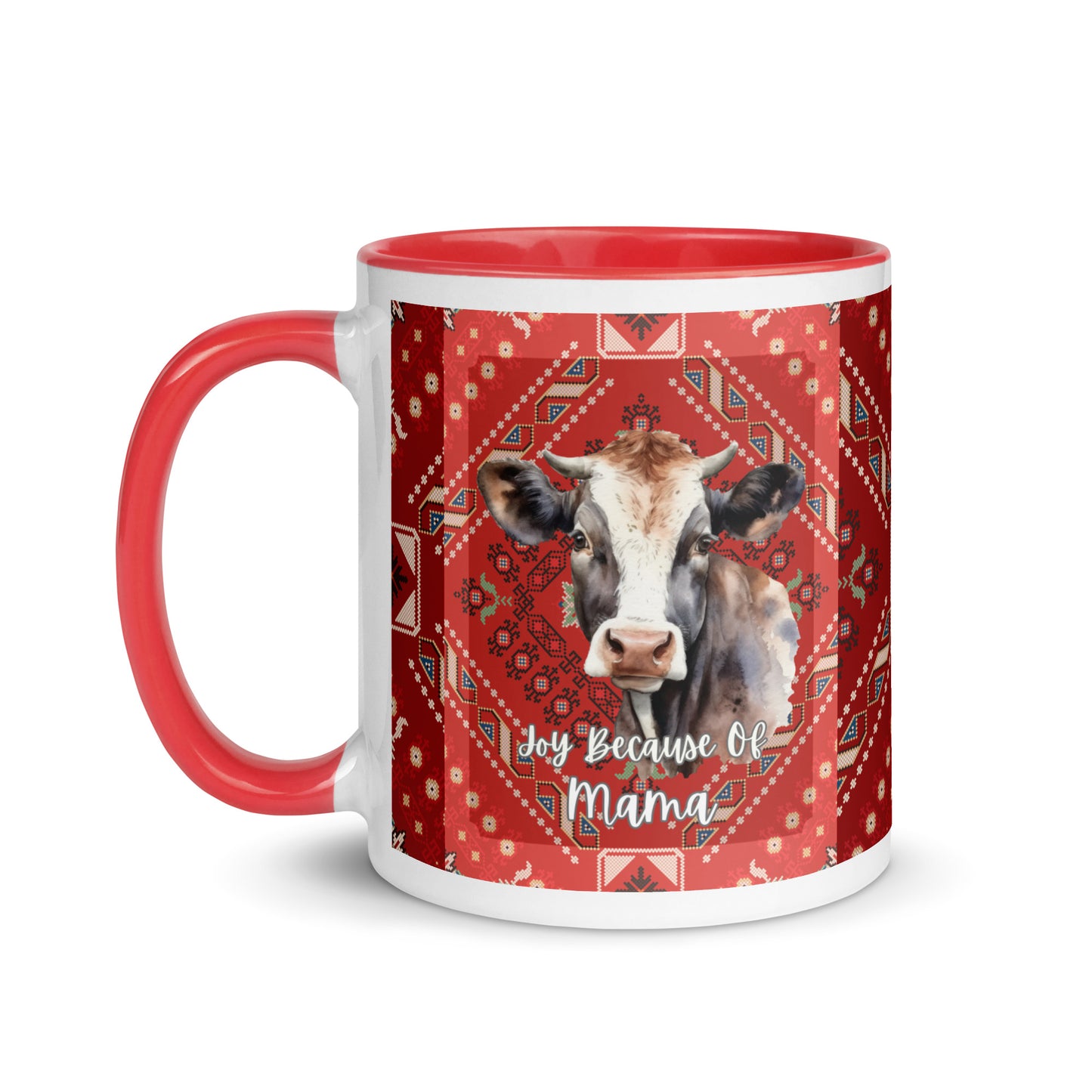 Farmhouse Black and White Mama Cow Coffee Mug