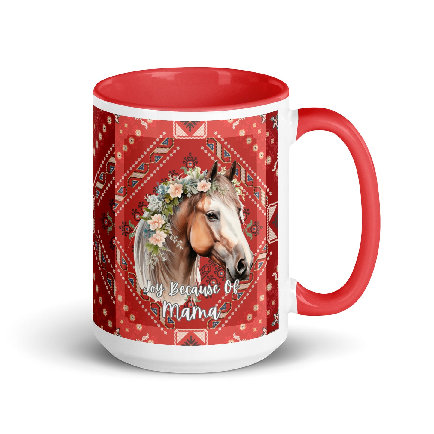 Farmhouse Decor, Mama Horse, Ceramic Coffee Mug