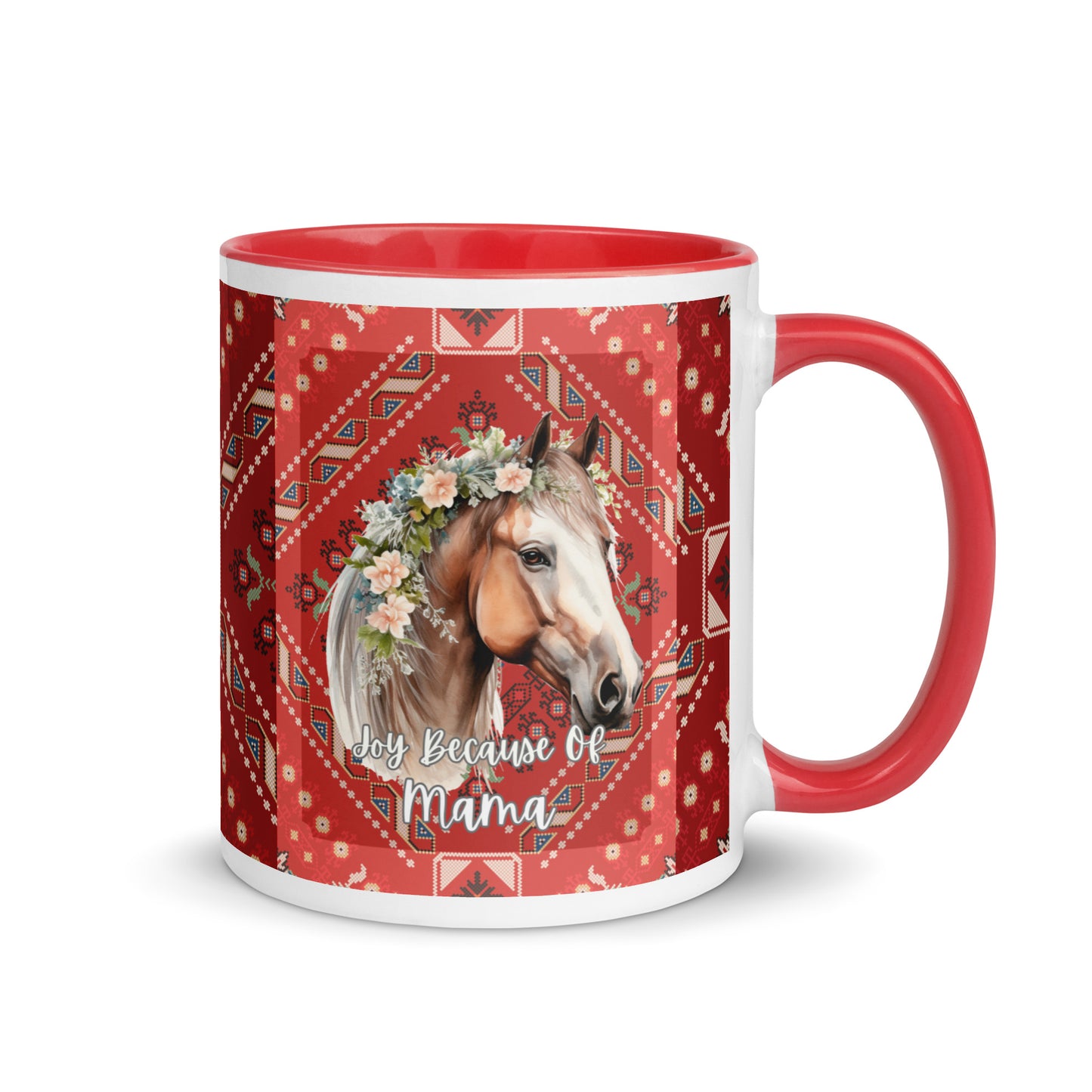 Farmhouse Decor, Mama Horse, Ceramic Coffee Mug