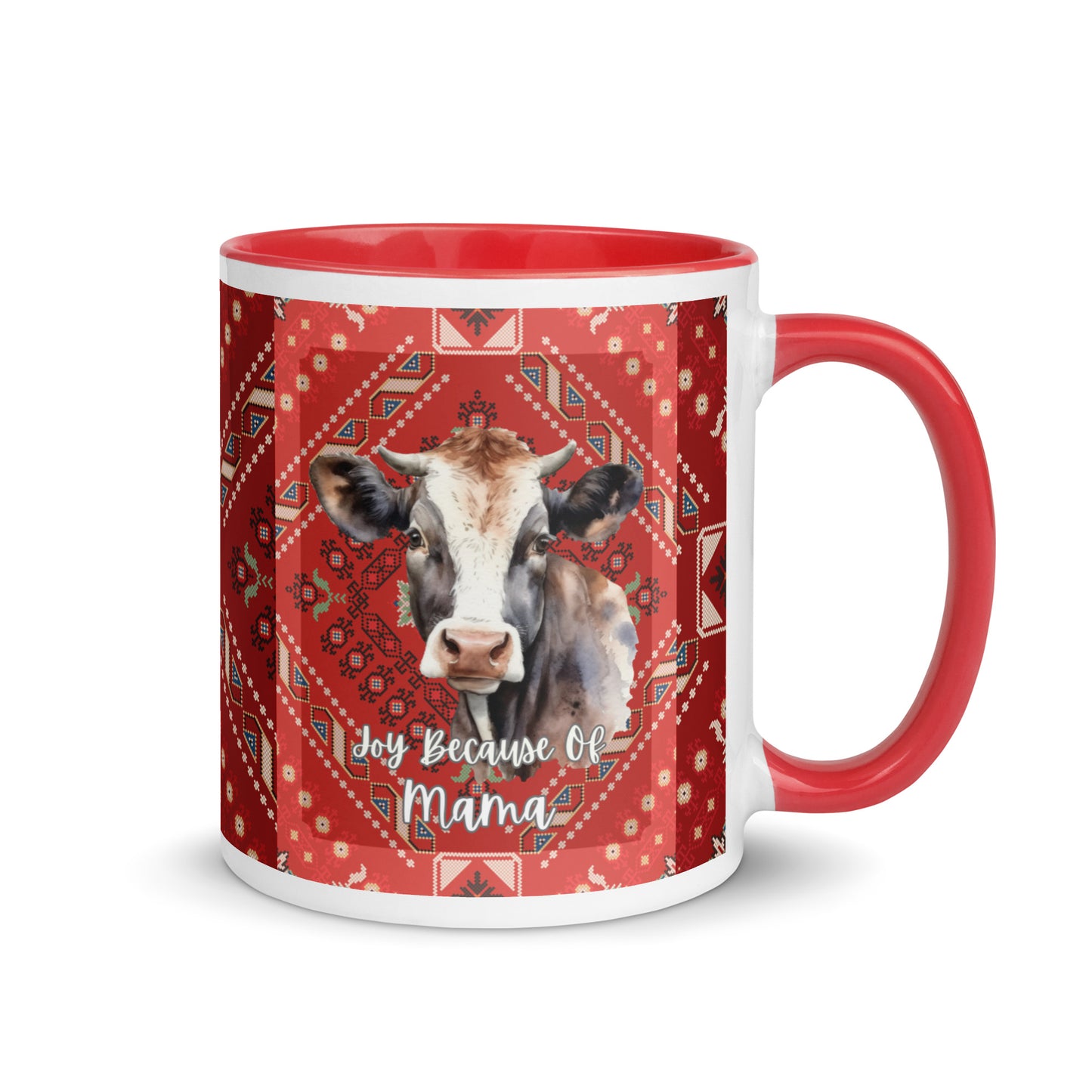 Farmhouse Black and White Mama Cow Coffee Mug