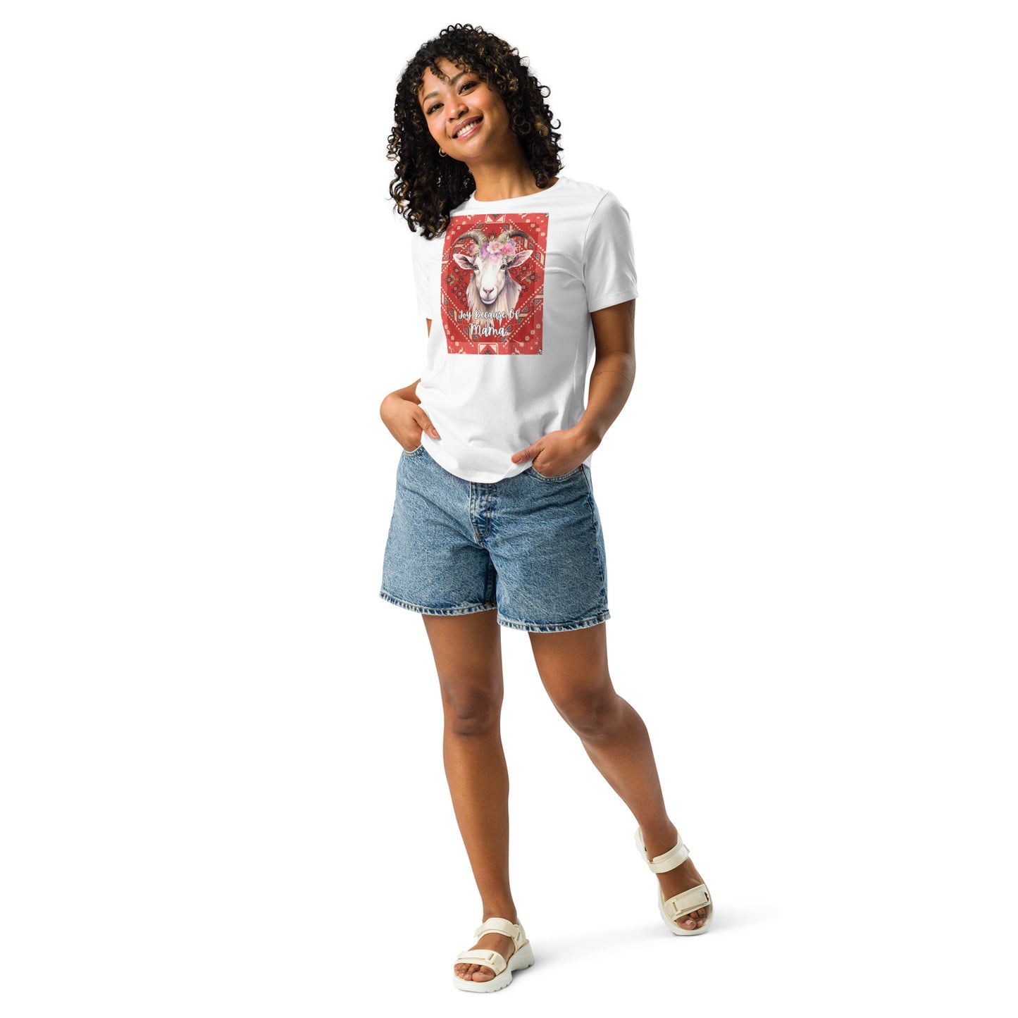 Joy Because Of Mama – Goat, Cotton Shirt
