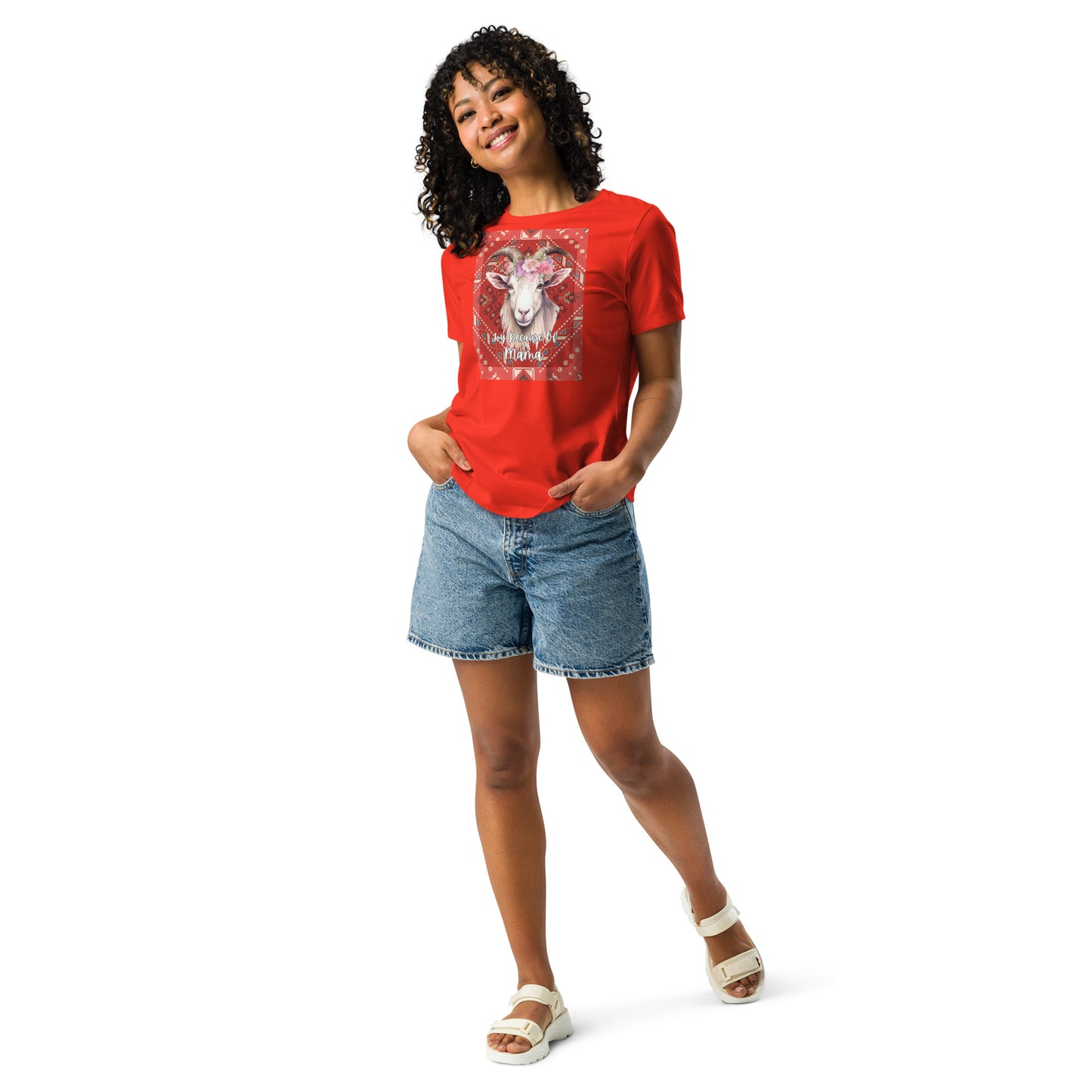 Joy Because Of Mama – Goat, Cotton Shirt