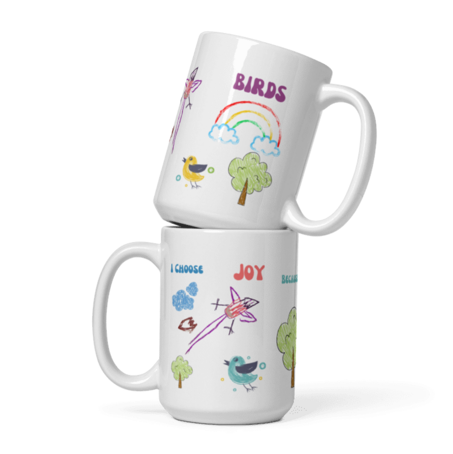 Simple Pleasures Coffee Mug Celebrating Children's Art