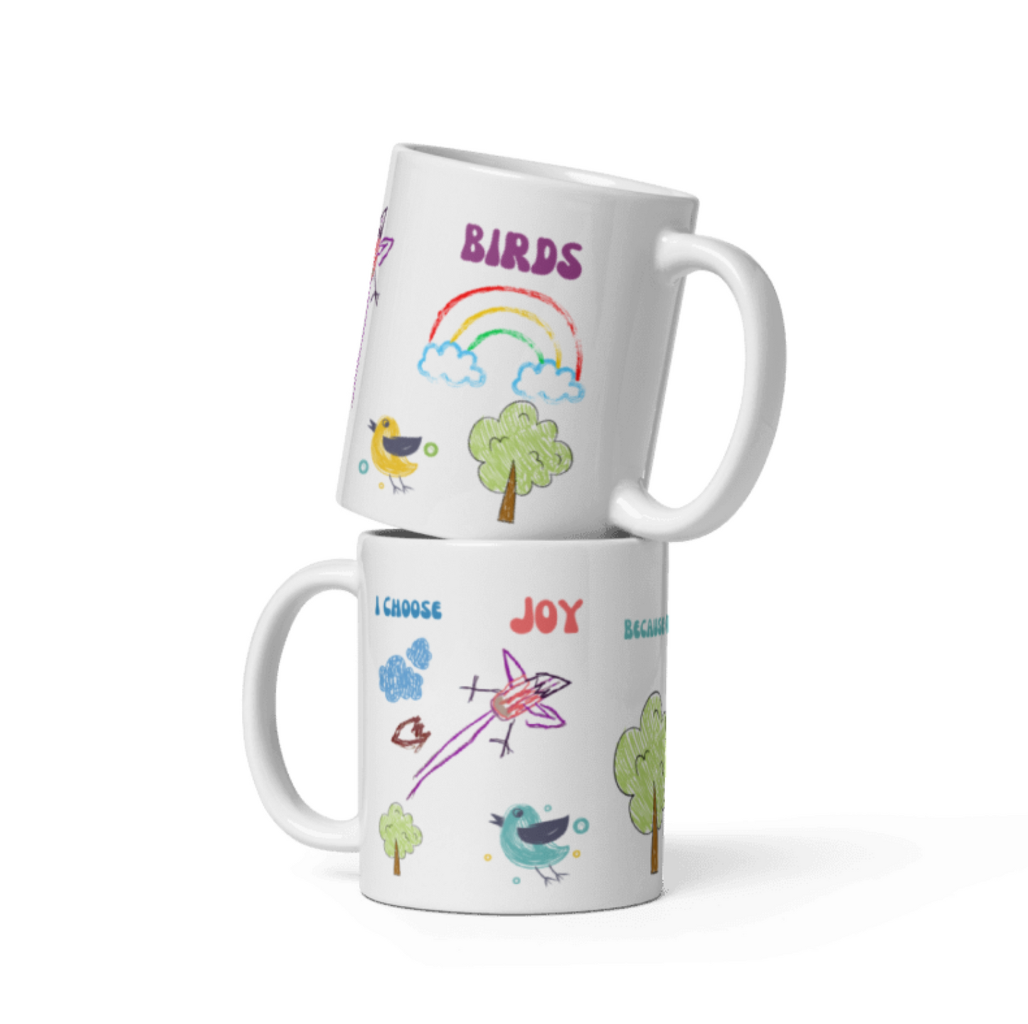 Simple Pleasures Coffee Mug Celebrating Children's Art