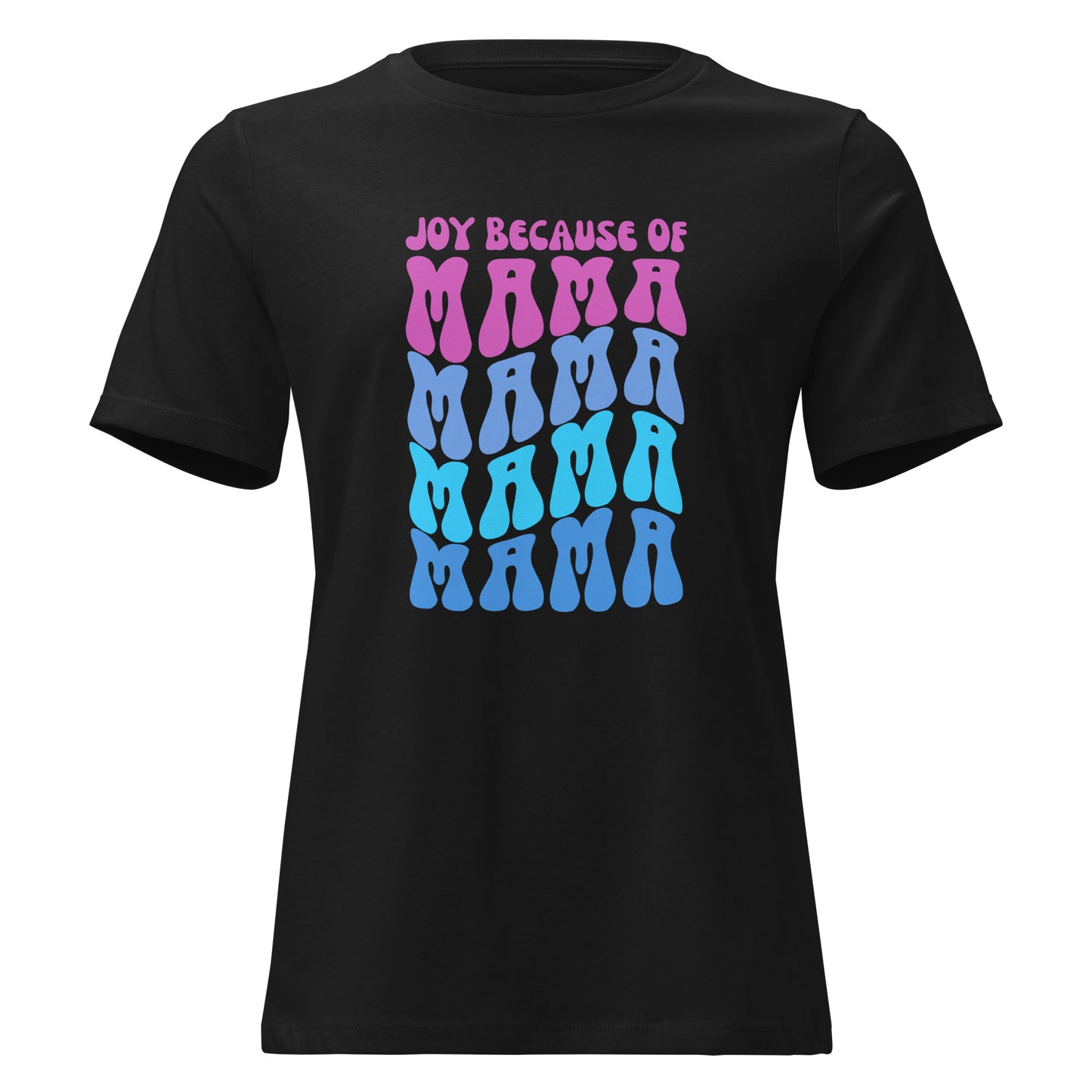 "Choose Joy" Wavy Mama - Cotton Shirt