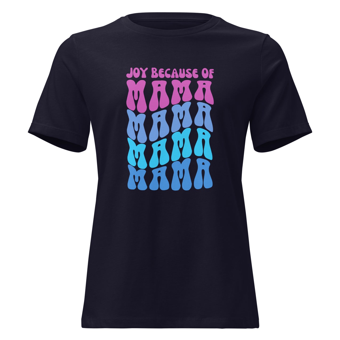 "Choose Joy" Wavy Mama - Cotton Shirt