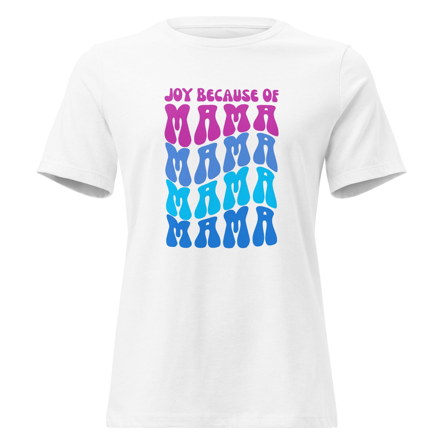 "Choose Joy" Wavy Mama - Cotton Shirt