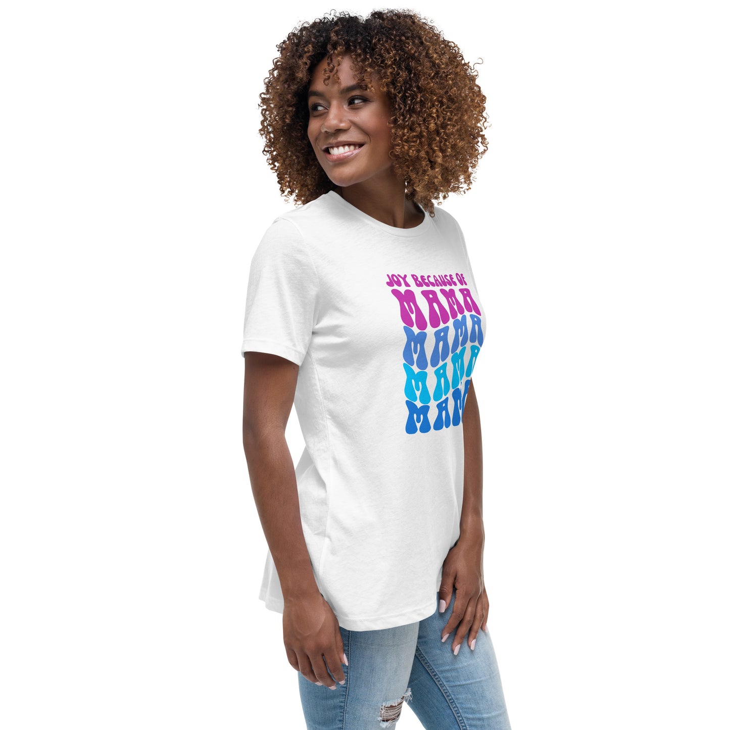 "Choose Joy" Wavy Mama - Cotton Shirt