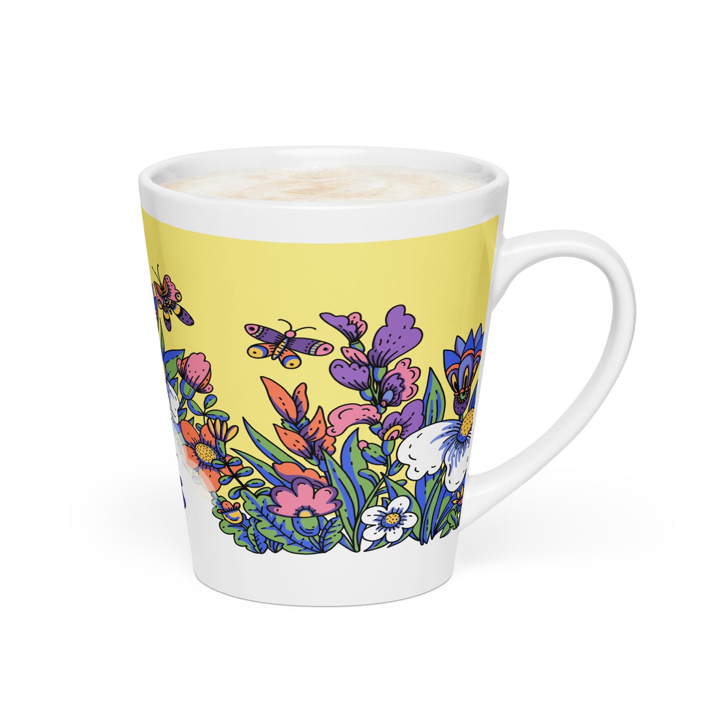 Joy Because Of FLOWERS Latte mugs