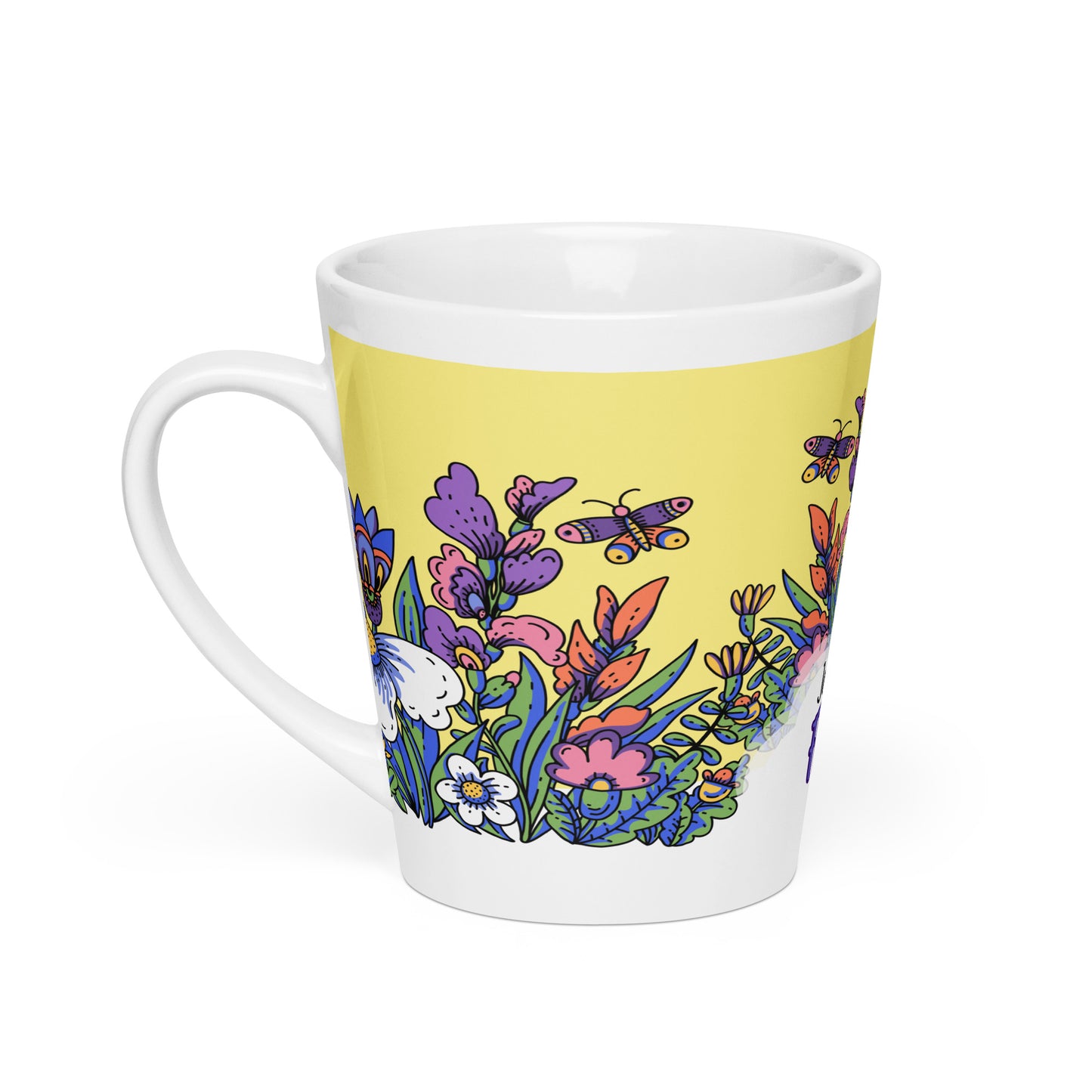 Joy Because Of FLOWERS Latte mugs