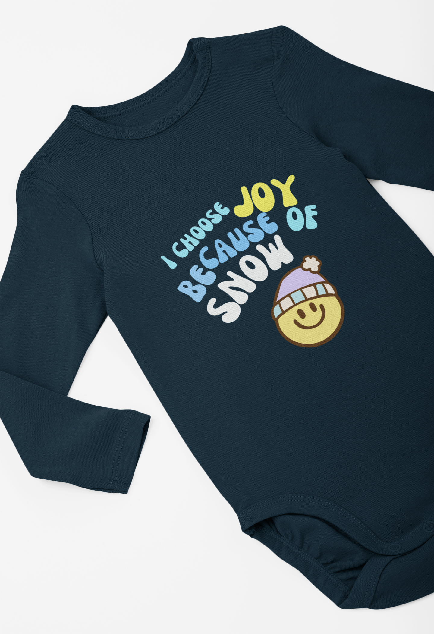 Baby Onesie, Retro, Cozy & Snow Cool