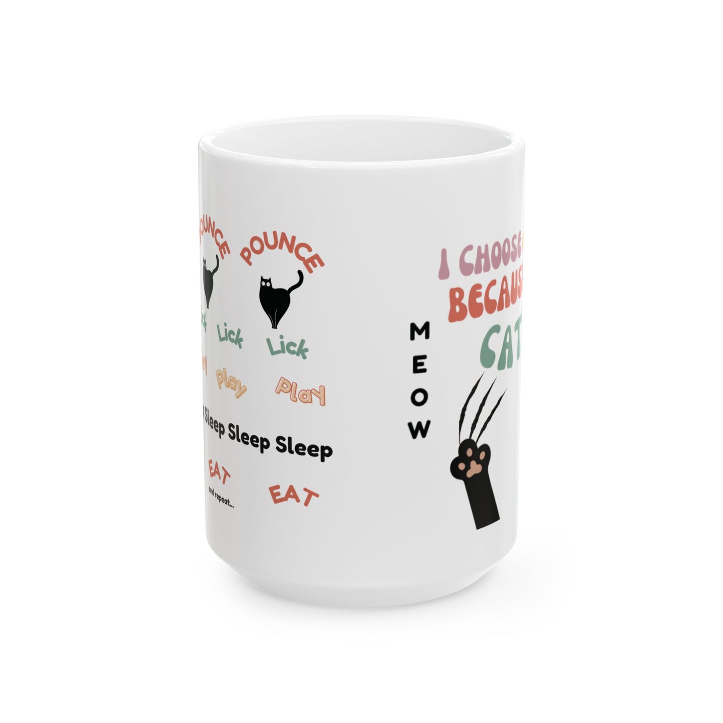 Unique Coffee Mugs, Perfect Gift for a Cat Lover