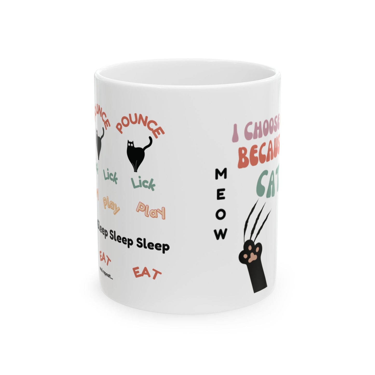 Unique Coffee Mugs, Perfect Gift for a Cat Lover