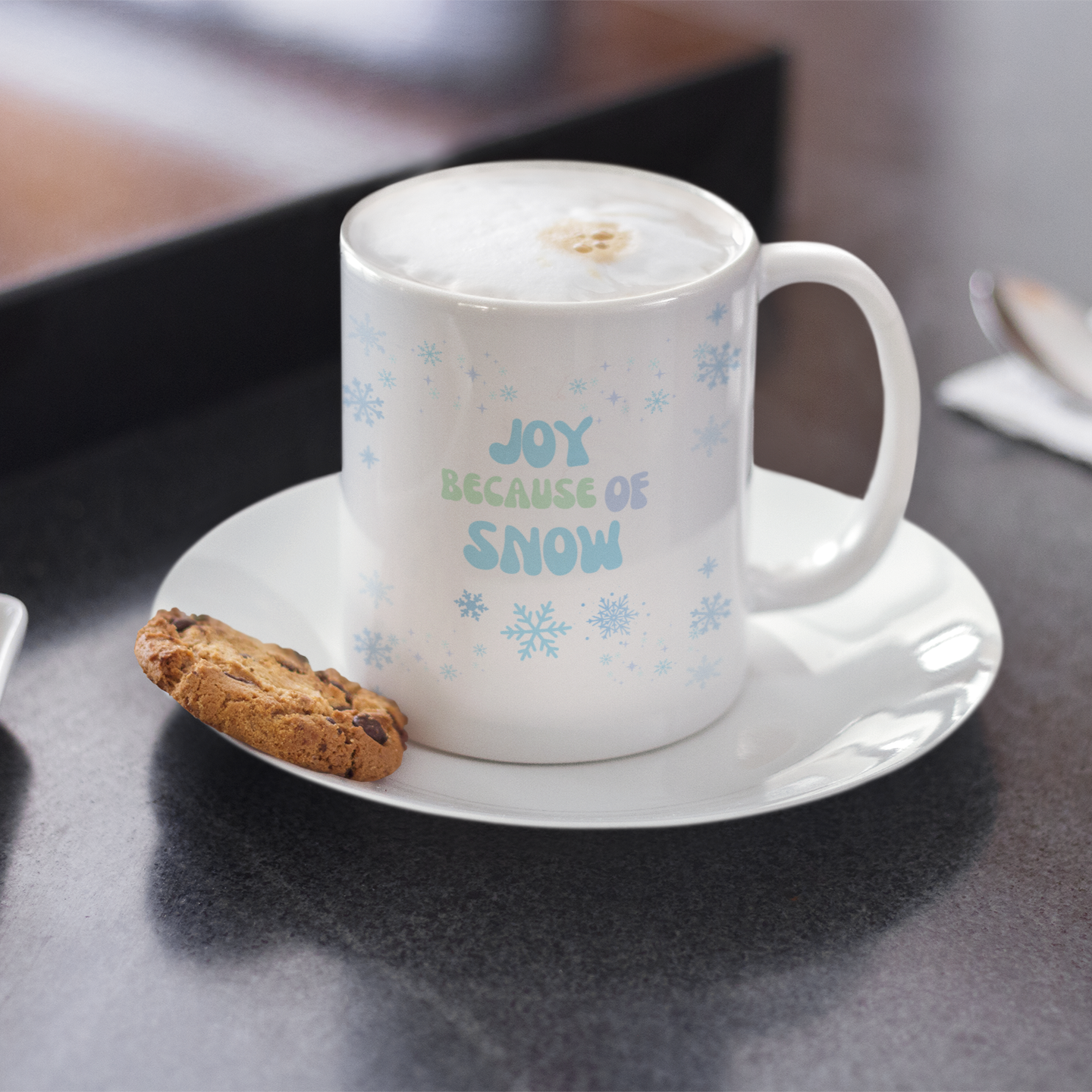 Unique Mugs, Vintage Style Snowflakes and 60's Fashion