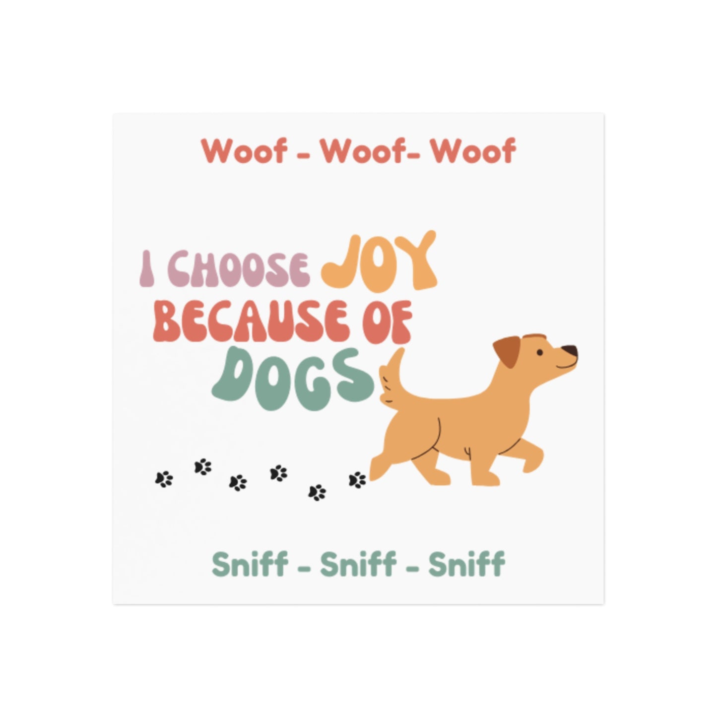 Dog Lovers Refrigerator Magnet – A Little Mess, A Lot of Love!