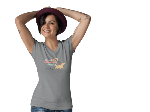 Dog Lovers, Retro Style & Paw-sitive Energy T-Shirt