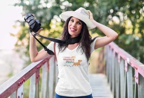 Dog Lovers, Retro Style & Paw-sitive Energy T-Shirt