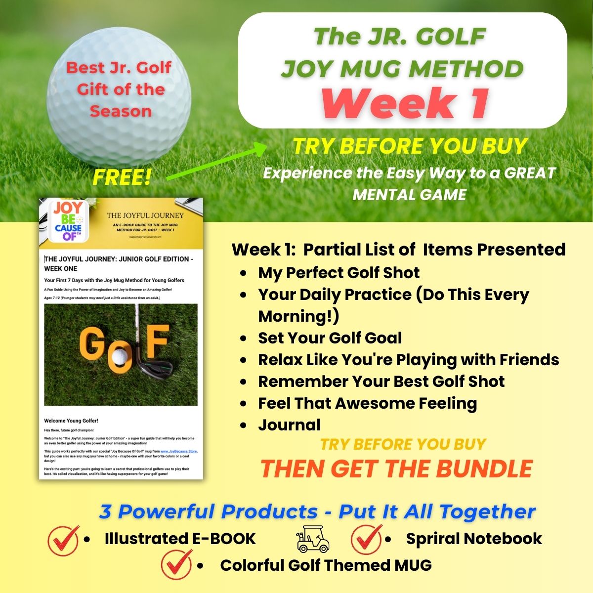 Jr. Golf E-Book - Week 1 FREE