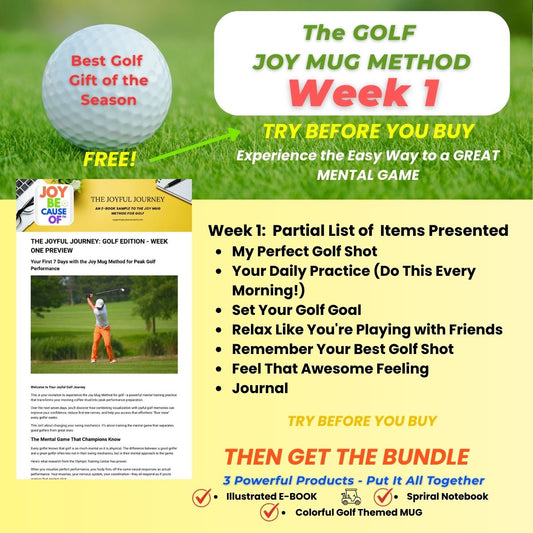 WEEK 1 - GOLF EDITION: Joyful Journey JOY MUG Method E-Book