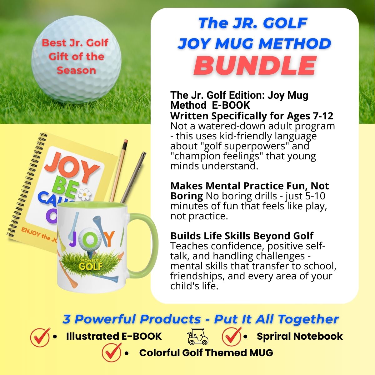 JR. GOLF Training - Joy Mug BUNDLE