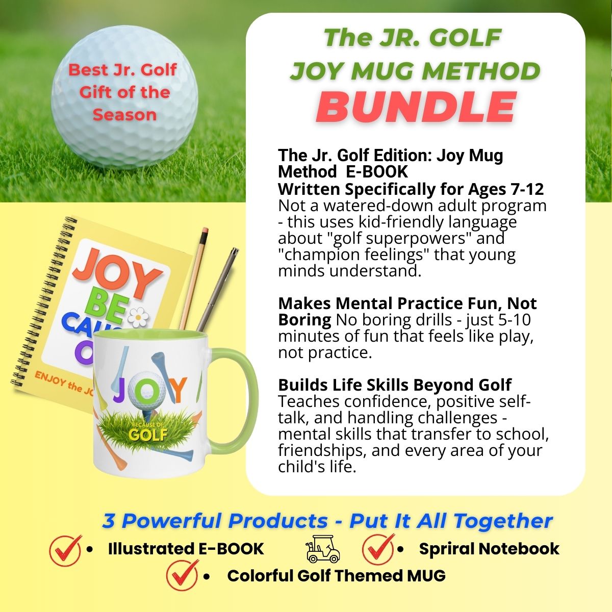 JR. GOLF Training - Joy Mug BUNDLE