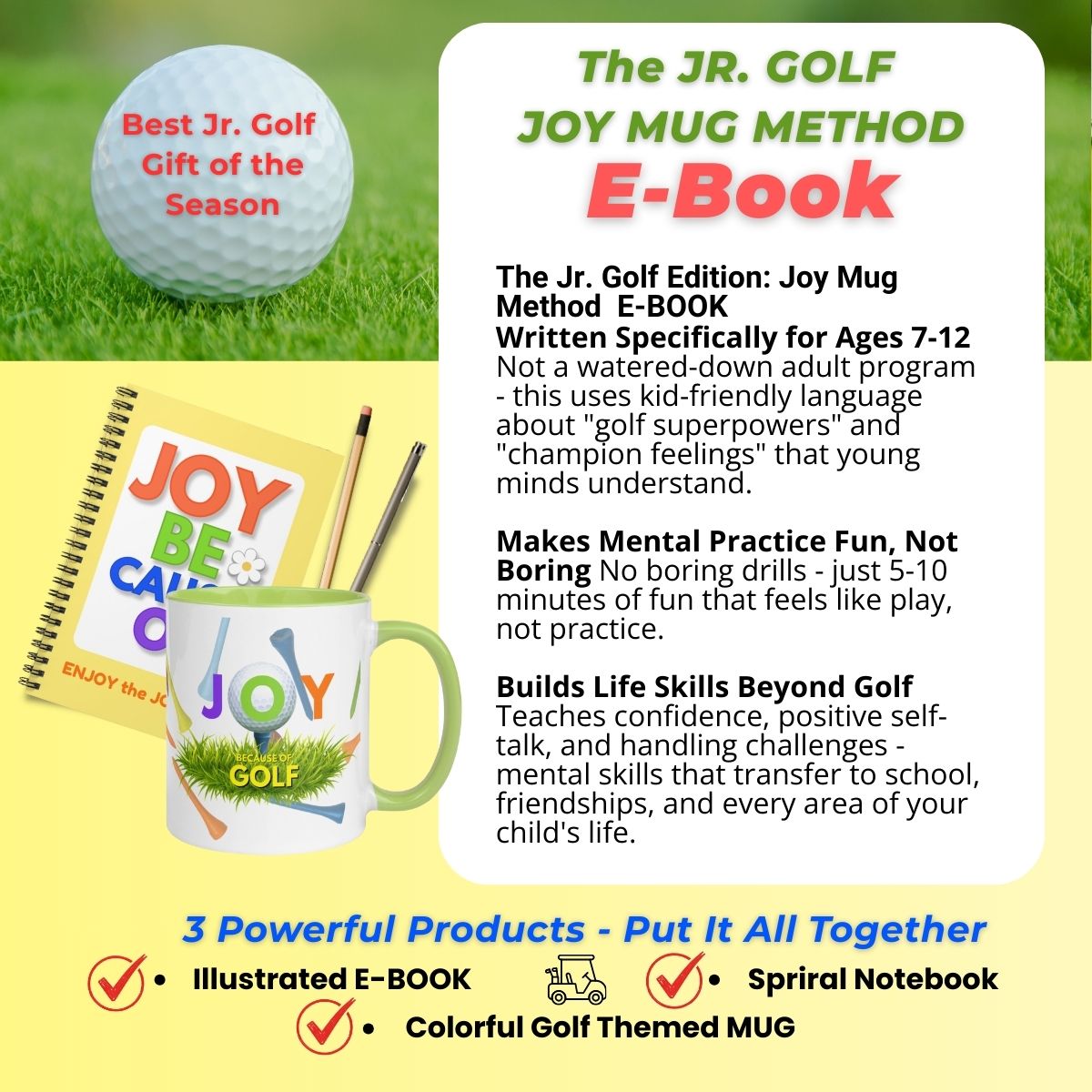JR. GOLF Training - Joy Mug BUNDLE