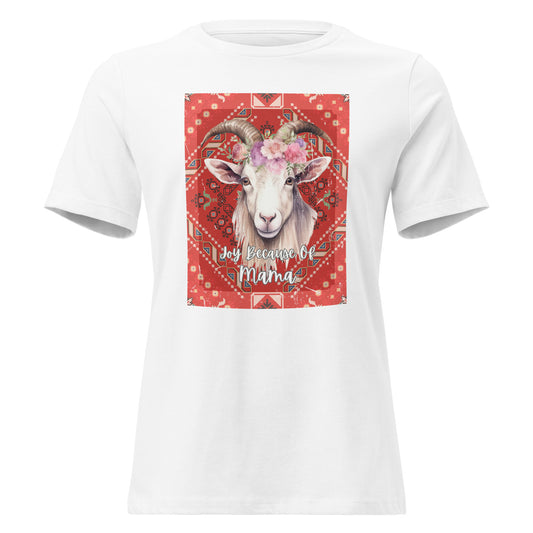 Joy Because Of Mama – Goat, Cotton Shirt