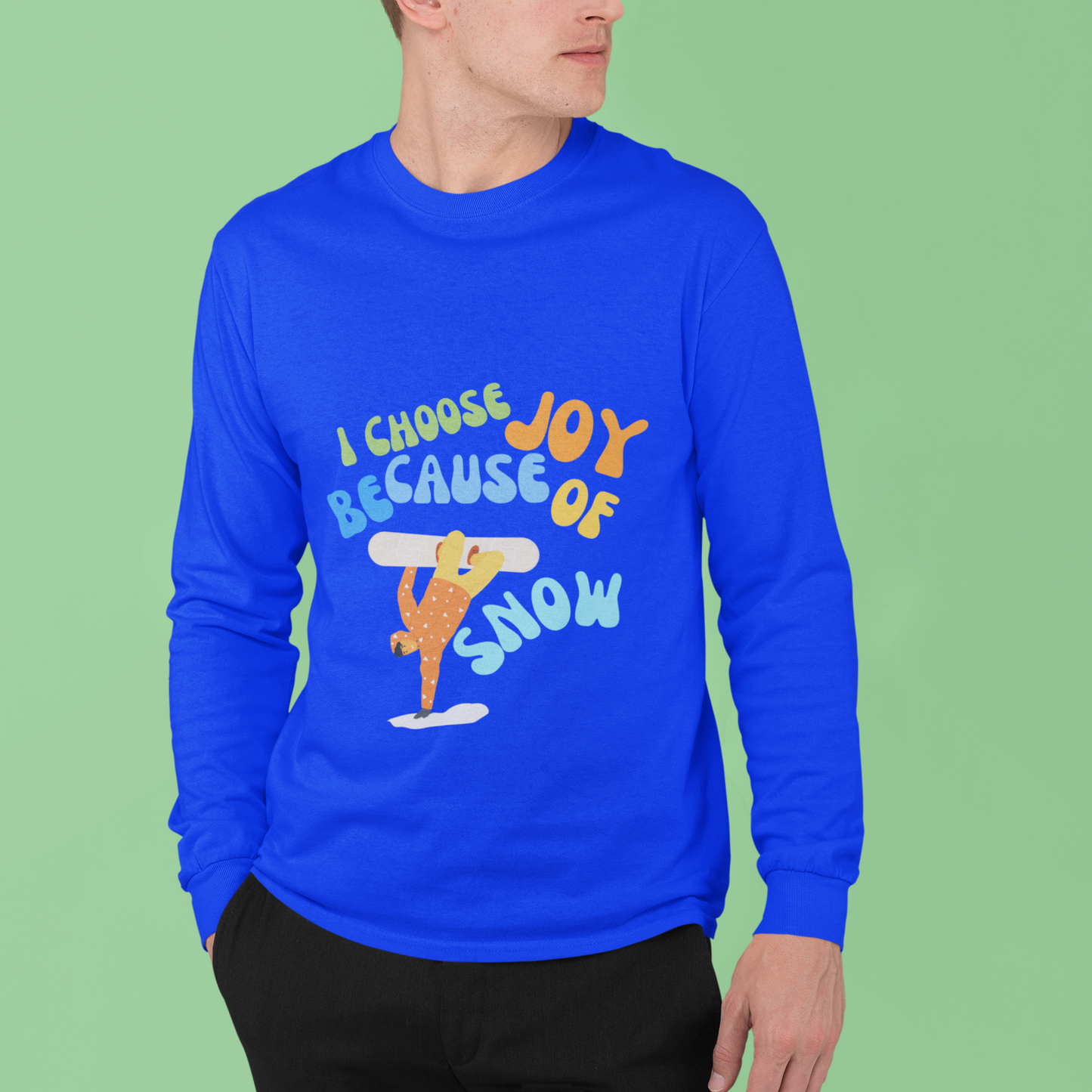 Powder Snow Lovers T-Shirt – Perfect Gift for Snowboarders