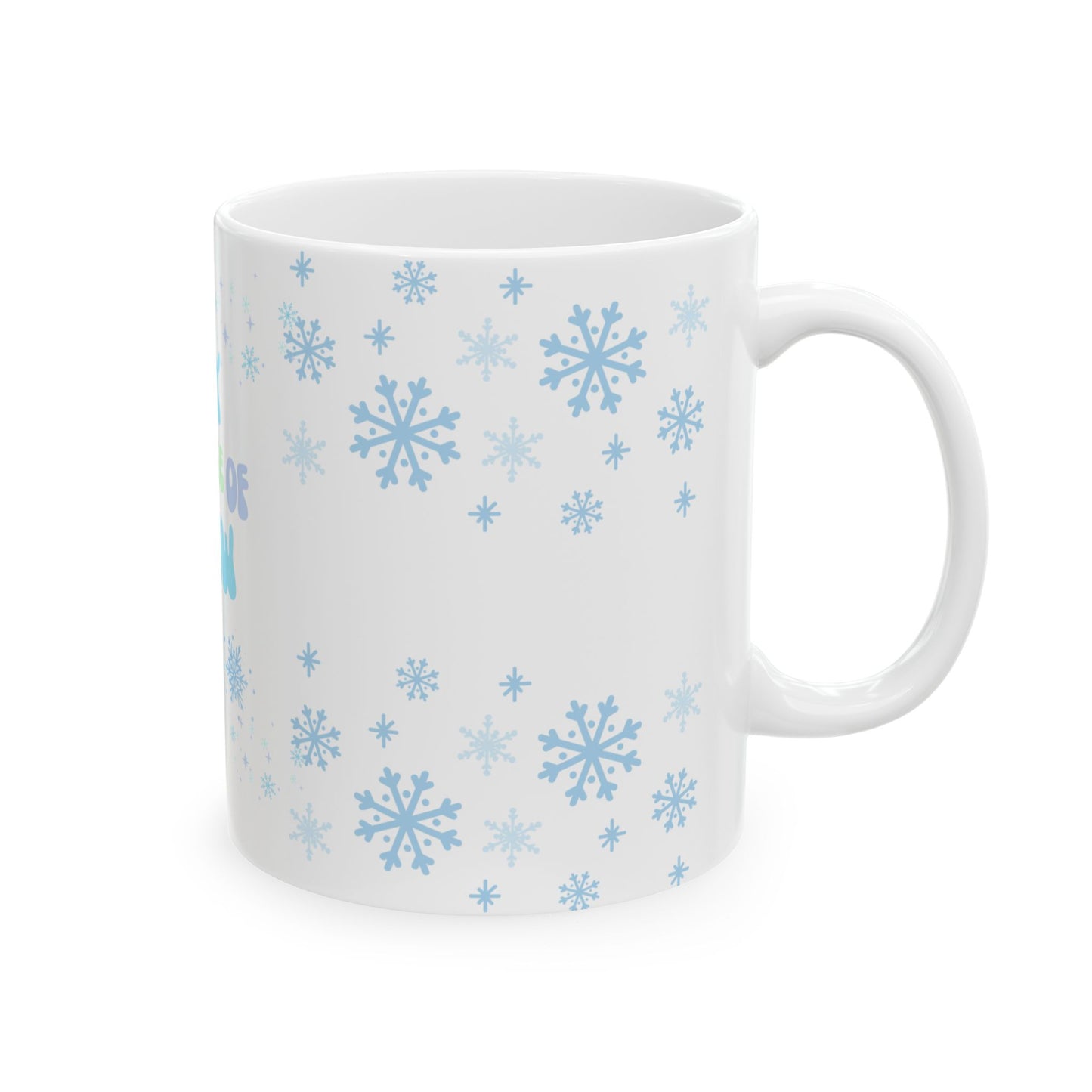 Unique Mugs, Vintage Style Snowflakes and 60's Fashion
